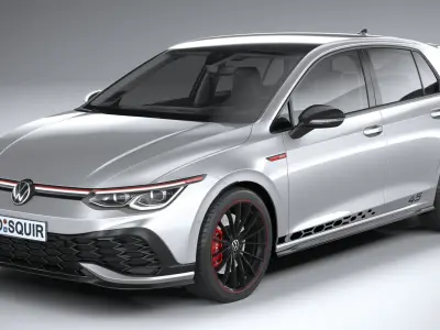 Volkswagen Golf GTI Clubsport 45 2021 3D model