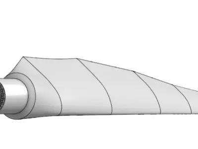 Wind Turbine 3D model