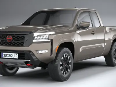 Nissan Frontier KingCab PRO4X 2022 3D model