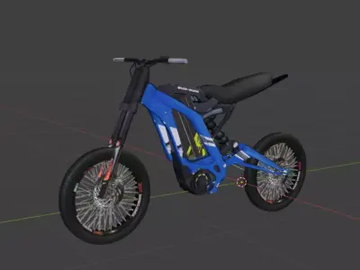 SURRON Light Bee x  Electric Dirt Bike Low-poly 3D model