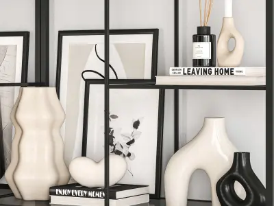 Decorative set-08-items from HM 3D model