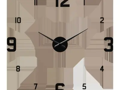 Apollo wall clock 3D model