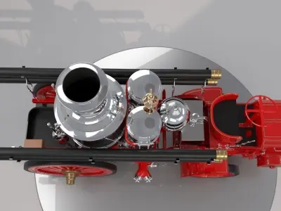 Christie Fire Truck 3D model