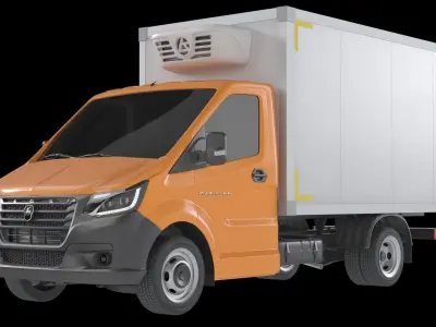 Gazelle Nn Isometric Van 3D model