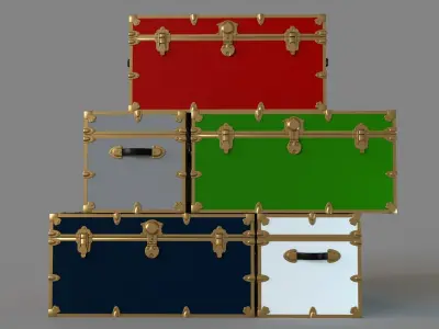 XXL Vinyl Dorm Trunk 3D model