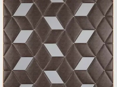 Wall Panel 3d model Low-poly 3D model 2
