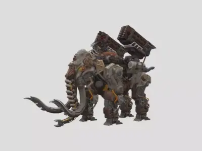 Mecha Elephant 3D model