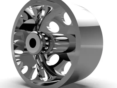 AMERICAN FORCE DB01 RADIAL DBO WHEEL 3D print model