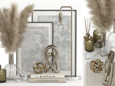 Decorative set 10 3D model