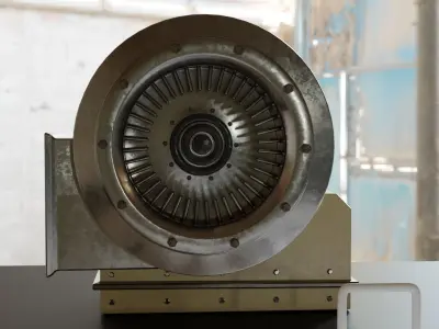 1 64 printable fan exhaust dyno room 3D print model