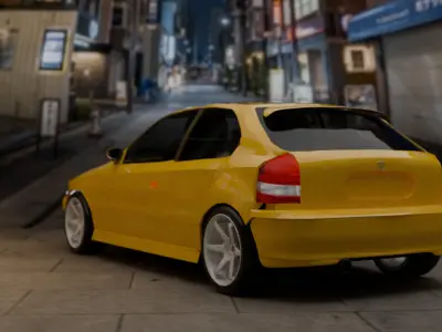 Honda Civic EK9 3D model