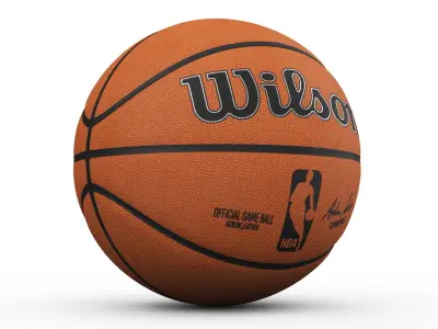 NBA Official Game Basketball Ball 3D model