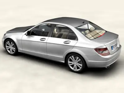 Mercedes C-Class 2007 3D model