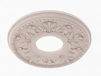 Classic Ceiling Medallion 18 3D model