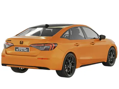 Honda Civic sedan 2022 3D model