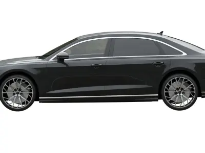 Audi A8 L 2022 3D model