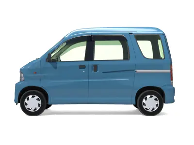 Daihatsu Hijet Cargo  2001 Low-poly 3D model
