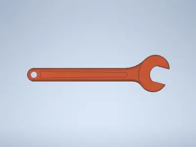 3D wrench 3D print model