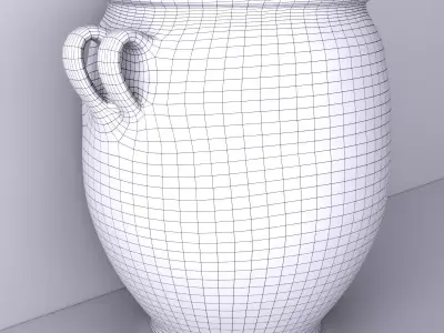 Terracotta Vase or Pot 4 3D model
