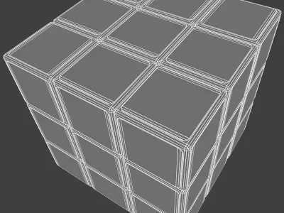 Rubiks Cube 3D model