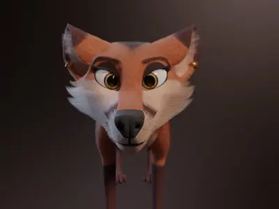 Nika Fox 3D model