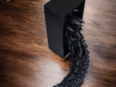 Dragon Tail - Book Nook 3D print model
