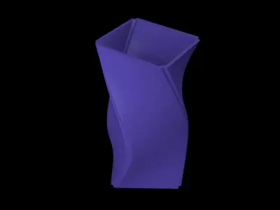 Flower Vase 3D printable model Decoration House Obj Stl 3D print model
