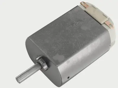 Small Electric Motor  Low-poly 3D model