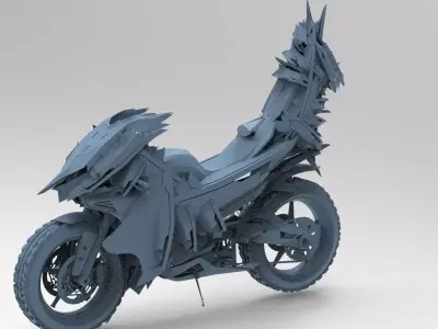 Cyberpunk subzero  tail bike 3D model