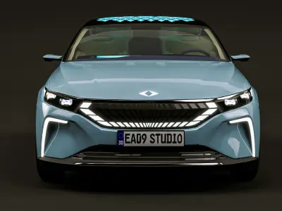TOGG Concept Sedan 2024 3D model