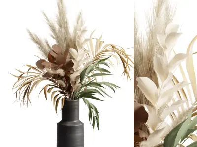 Dry Bouquet Deco 08 3D model