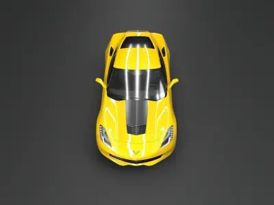 chevrolet corvette 3d  3D model