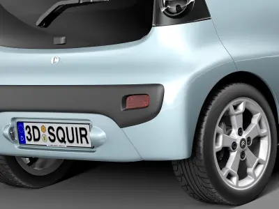 Citroen C1 3-doors 2013 3D model