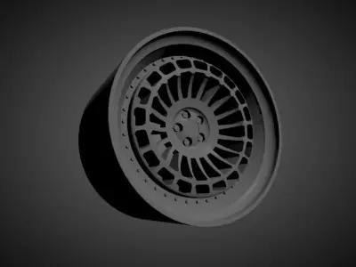Fifteen52 Integrale SC scalable and Printable rim 3D print model