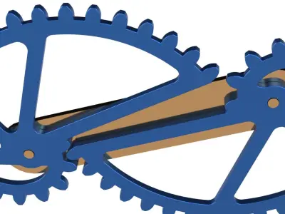 Nautilus Gear Suport Free 3D print model