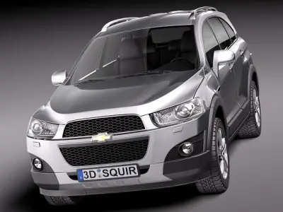 chevrolet captiva 2012 3D model