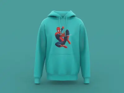 Custom Premium Design Sports Jersey Hoodie 3D model
