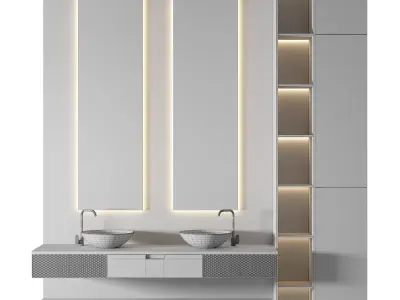 Luxury Bathroom 231 3D model