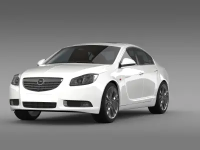 Opel Insignia 2008-13 3D model