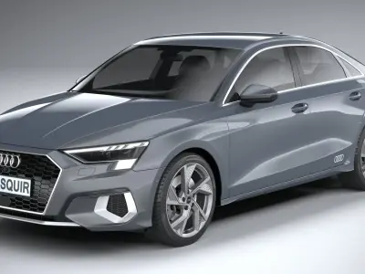 Audi A3 Sedan 2021 3D model