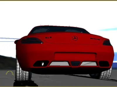 Mercedes Benz SLS 3D model