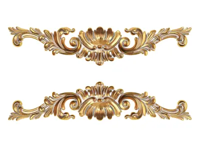 Classic carved 225 3D model