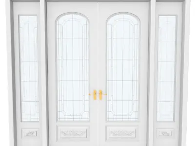 Victorian Double Door 1 3D model