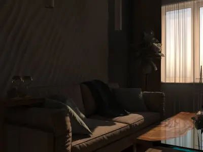 life    room  Free 3D model