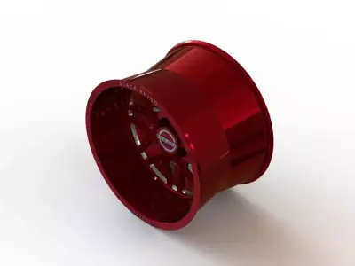 Cast rim BLACK RHINO - TWISTER 3D model