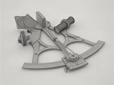 Pro - Objet Deco Sextant 3D model