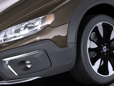 VOLVO XC70 2014 VRAY 3D model