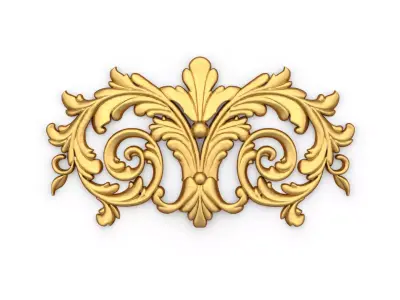 carved classic decorative ornament cnc 3d printing stl 56 3D print model