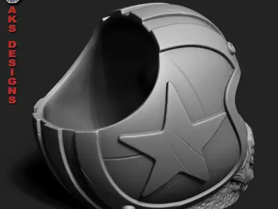 Biker gorilla 1 Penstand cum flowerpot 3D print model