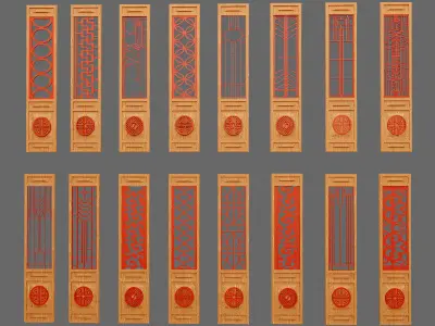 Chinese Decorative Element 3D model